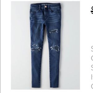 American Eagle high waisted jeans